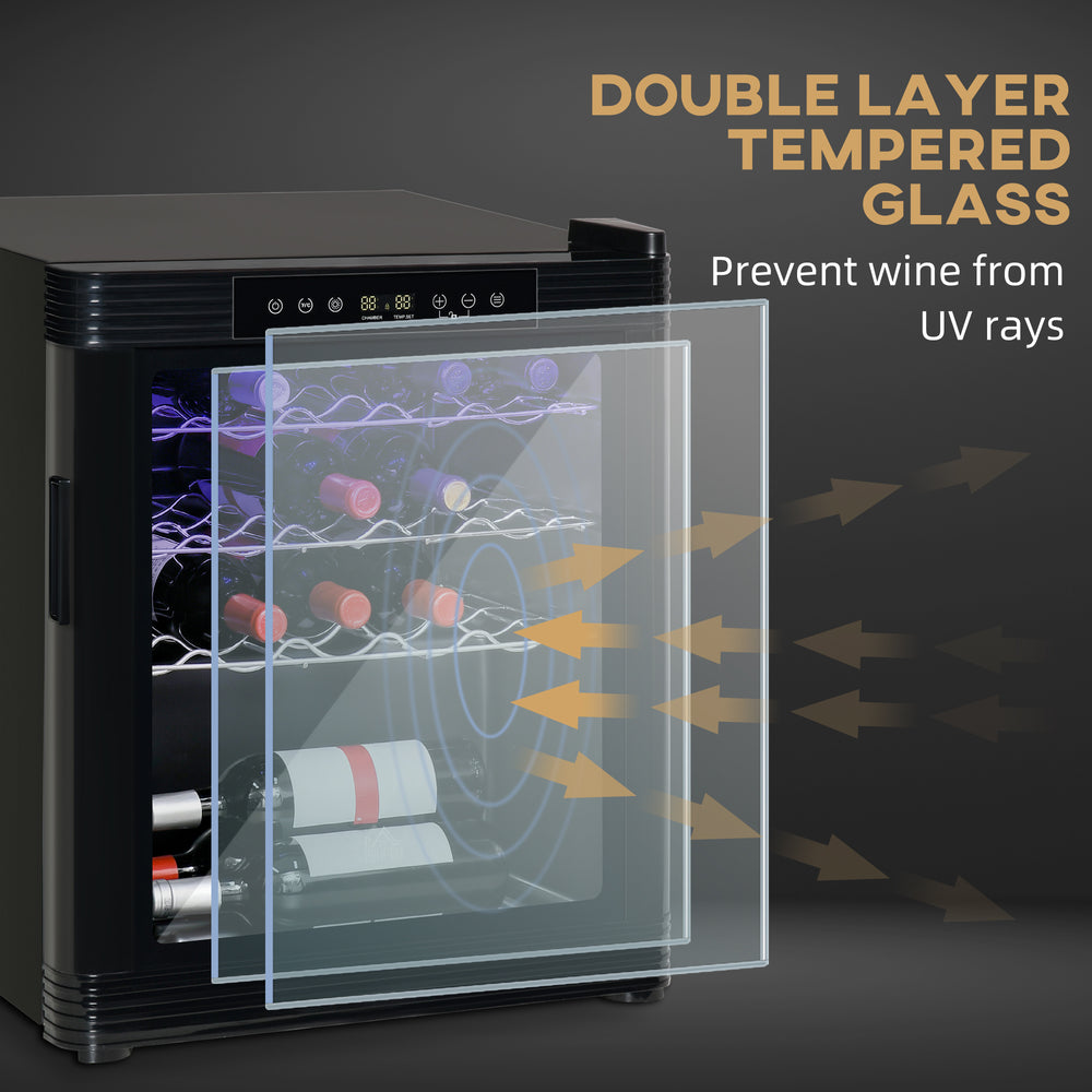 Chill & Sip Wine Cooler - Stylish Beverage Fridge with Digital Control