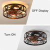 Chic Caged Ceiling Fan & Light Combo