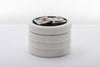 Elegant Ivory Storage Ottoman