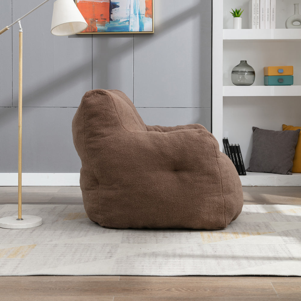 Cozy Teddy Bear Foam Bean Bag Chair