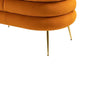 Chic Mini Loveseat in Orange