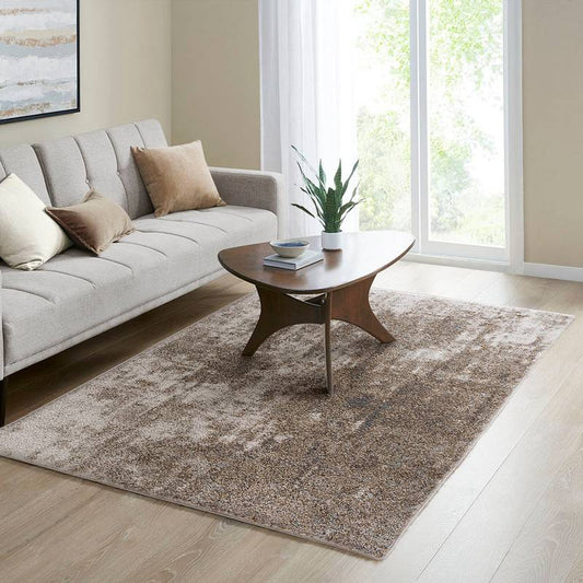 Soft Shaggy Abstract Rug