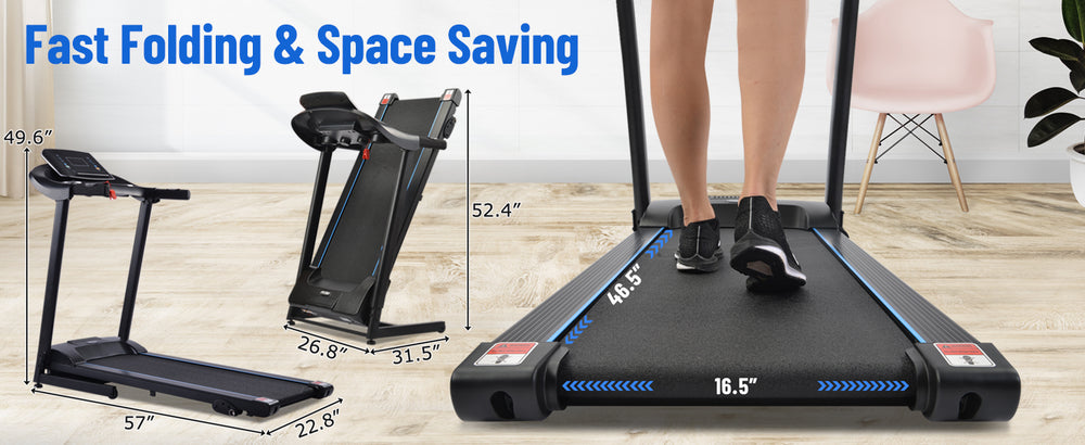 Ultimate Home Treadmill with Speakers and Adjustable Incline