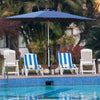 Navy Blue Patio Umbrella with Tilt & Crank – Perfect Sun Shade for Your Outdoor Oasis!