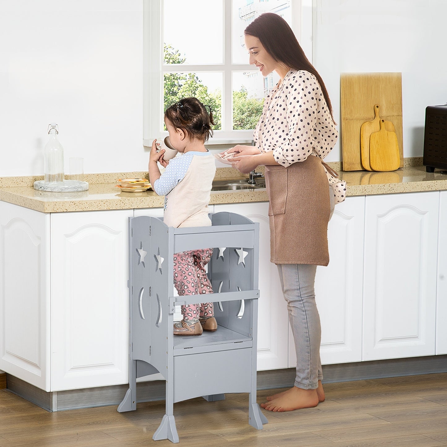 Kiddo's Kitchen Helper Stool