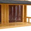 Cozy Cabin Dog House with Porch