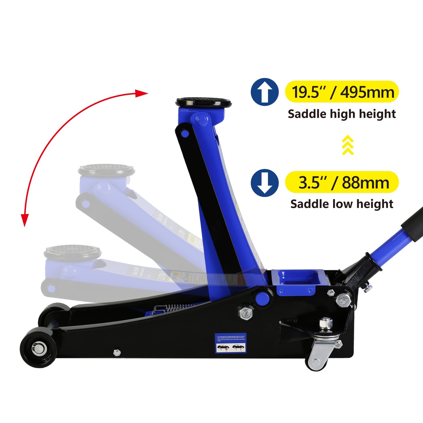 Quick Lift Low Profile Floor Jack