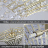 Glistening Waterfall Crystal Chandelier