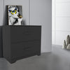 Sleek Black Lateral Filing Cabinet