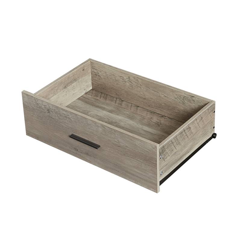 Rustic Grey Six-Drawer Dresser