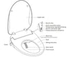 Cozy Smart Toilet Seat with Warm Wash & Glow