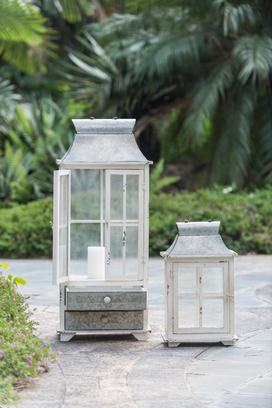 Charming Wooden Candle Lantern for Home & Garden Decor