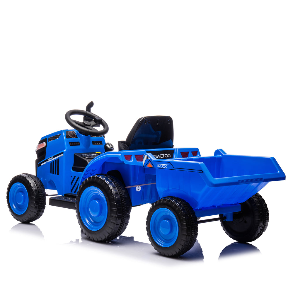 Black Knight Electric Ride-On Tractor for Kids