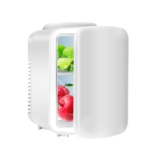 Chill & Heat Mini Fridge - Portable Storage for Skincare & Snacks