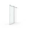 Sleek Soft-Close Frameless Shower Door in Brushed Nickel