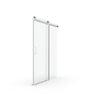 Sleek Soft-Close Frameless Shower Door in Brushed Nickel