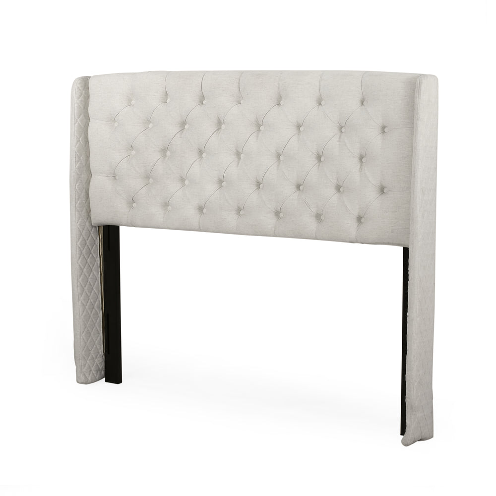 Lidia Luxe Winged Headboard