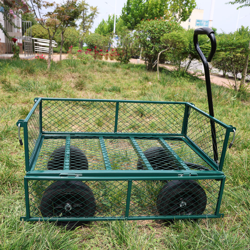 Green Wagon Wheelie: Effortless Garden Transport!