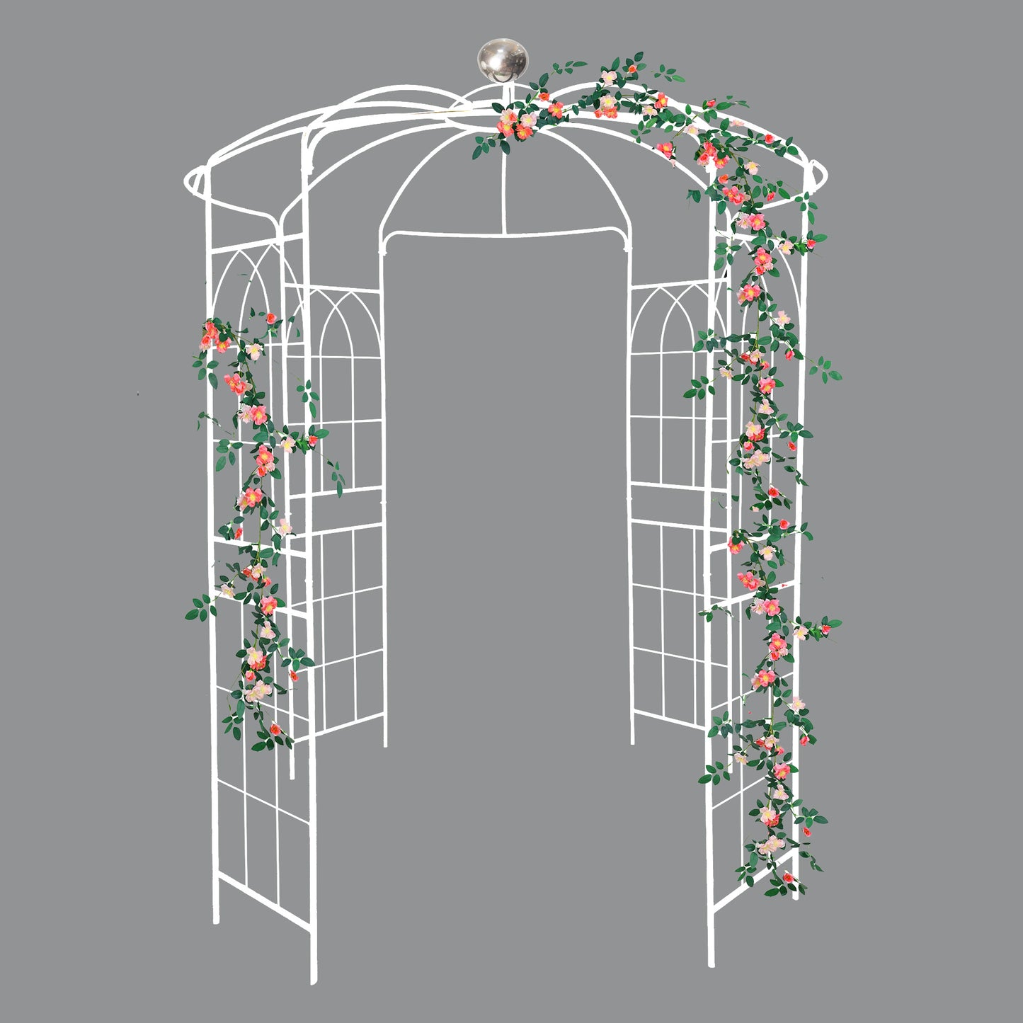 Charming White Garden Archway for Weddings