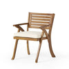 Charming Outdoor Wood Dining Chairs (Set of Two)