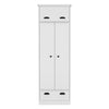 Chic Storage Dresser with Hanging Space