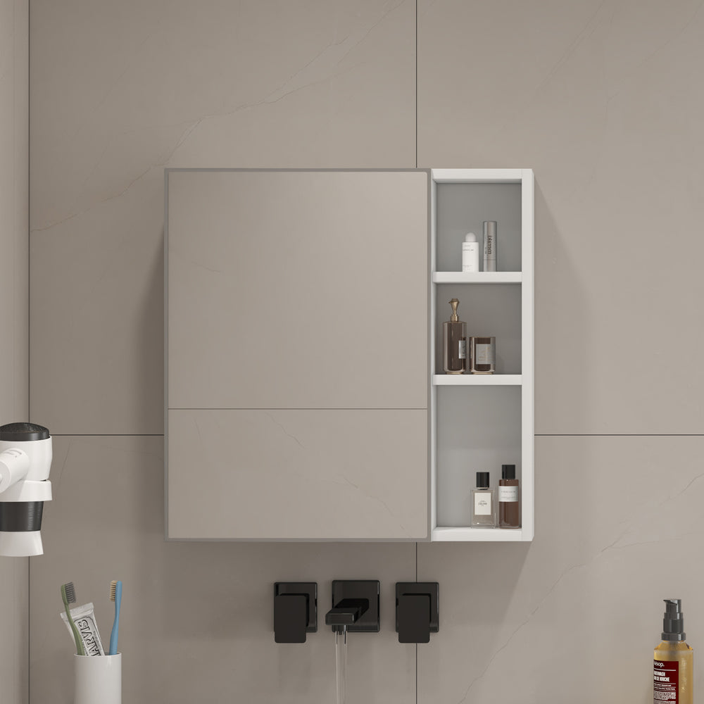 Space-Savvy Mirror Cabinet Duo