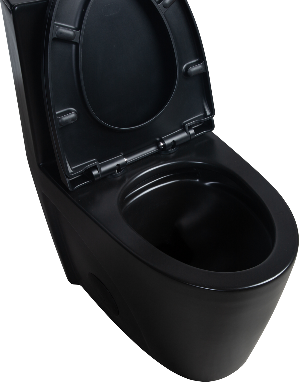 Matte Black Dual-Flush Comfort Toilet