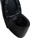 Matte Black Dual-Flush Comfort Toilet