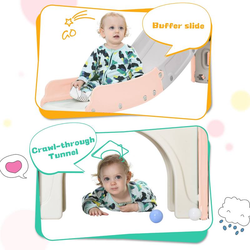 Castle Climber Slide & Playhouse Adventure