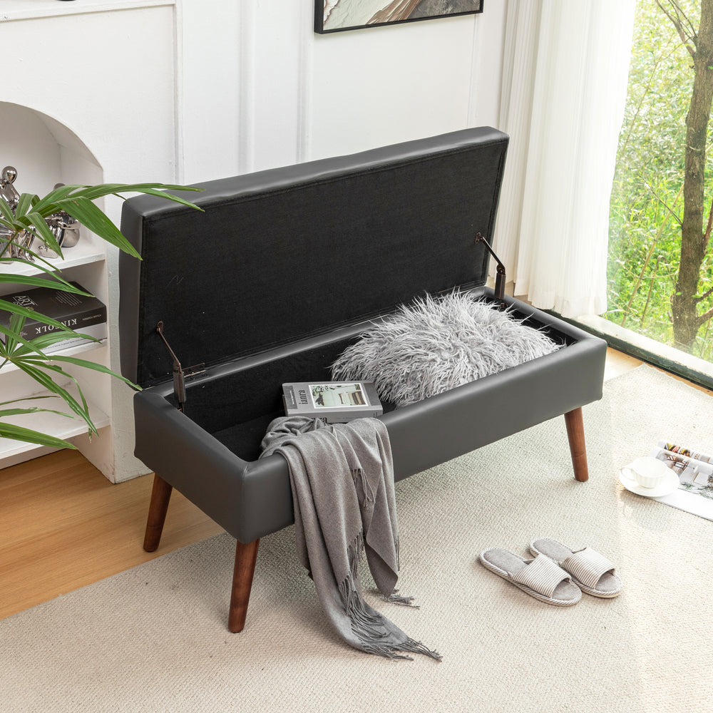 Cozy Storage Ottoman Bench