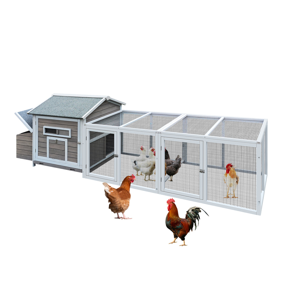 Cozy Coop: Deluxe Outdoor Hen House with Nesting Box & Easy Clean Tray