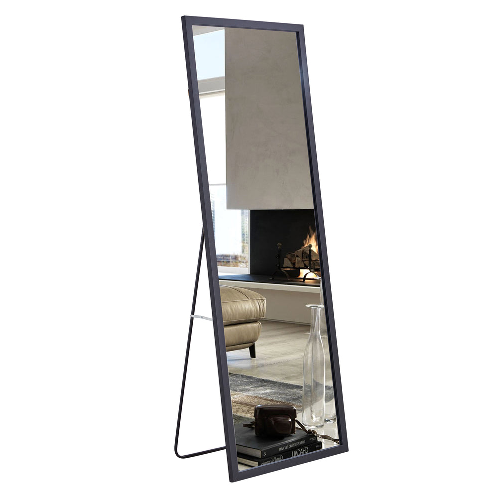 Stylish Black Full-Body Mirror