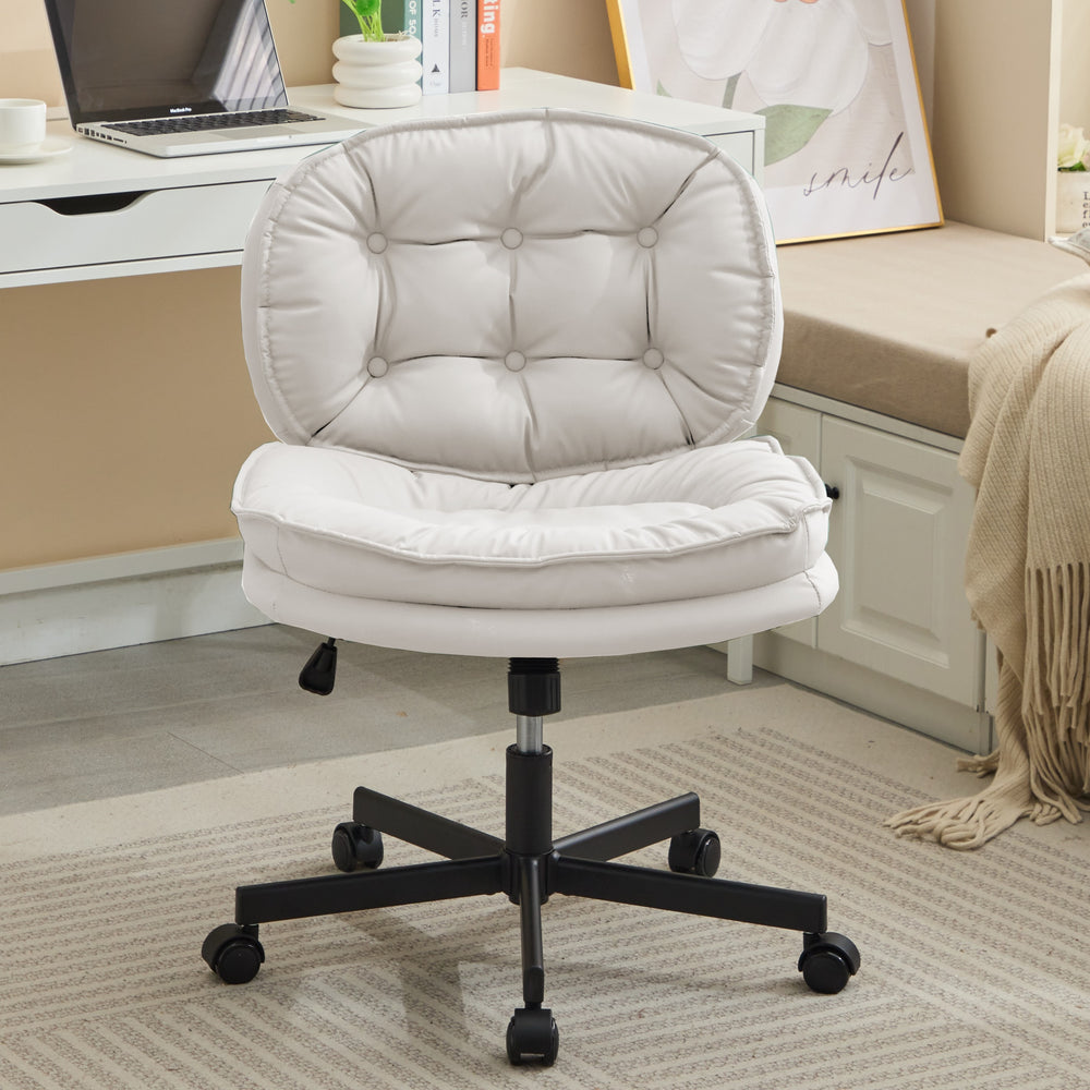 Chic Swivel Desk Chair - Stylish Comfort for Any Space