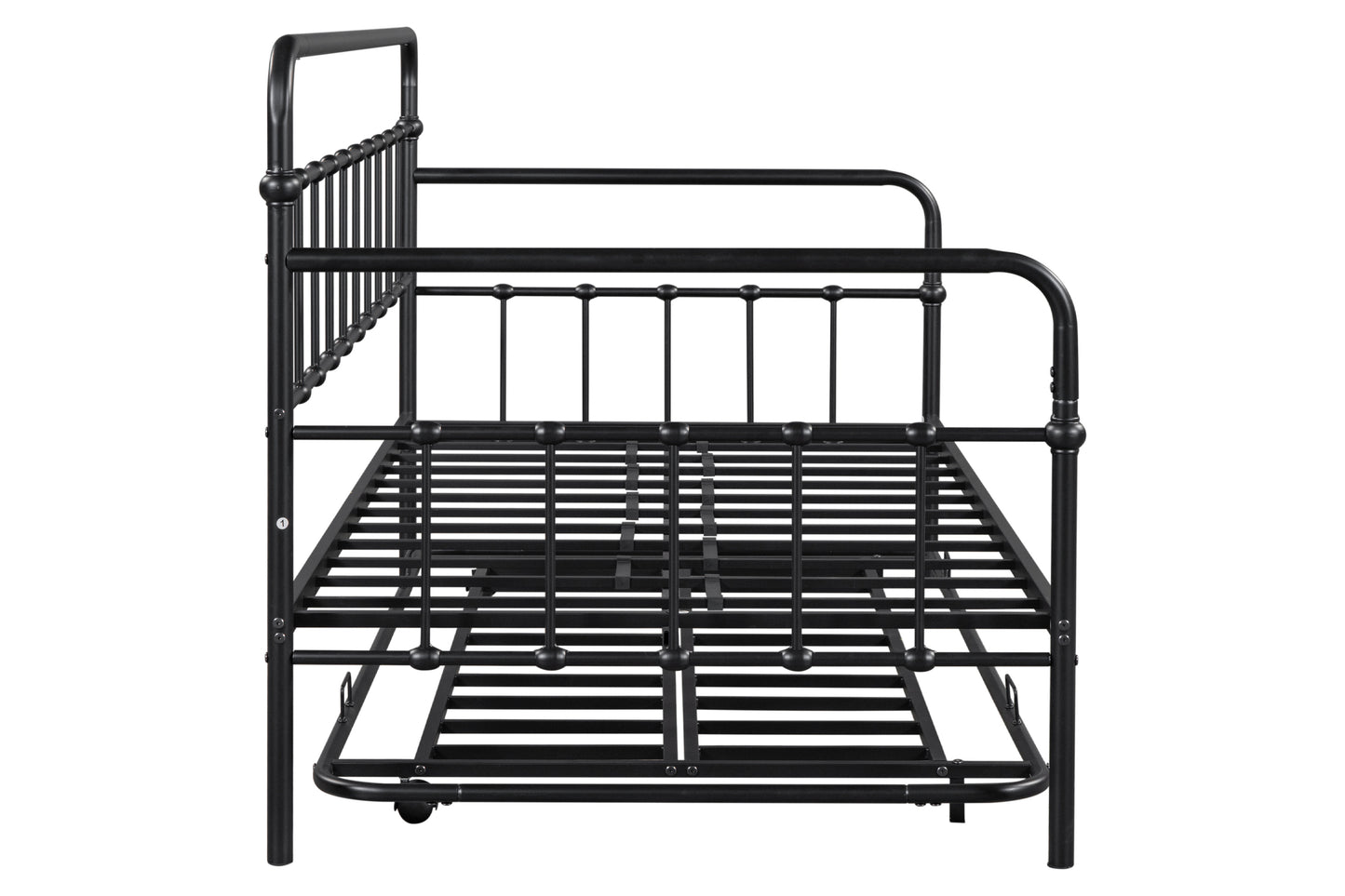 Modern Metal Daybed with Trundle