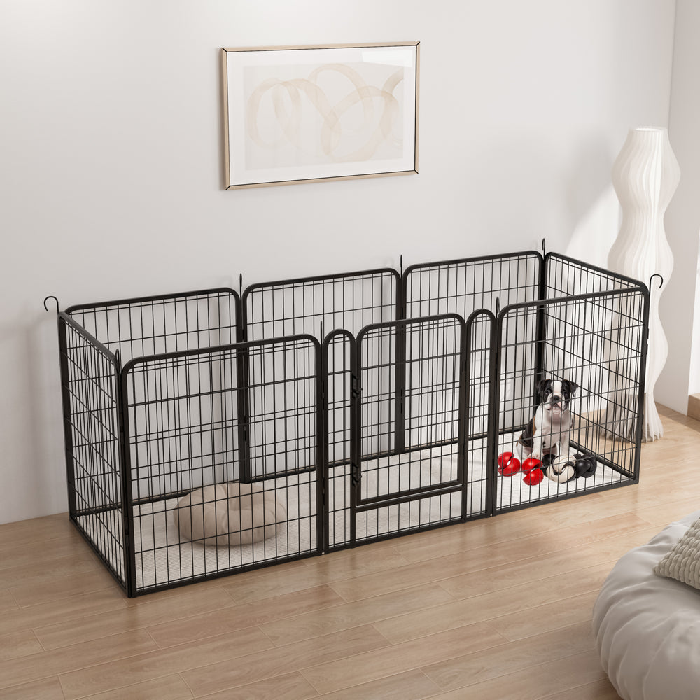 Ultimate Pet Playpen with Door - Sturdy Indoor/Outdoor Dog Fence