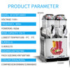 Chill & Sip Slushy Maker: Double Tank Margarita Machine for Cafes & Bars