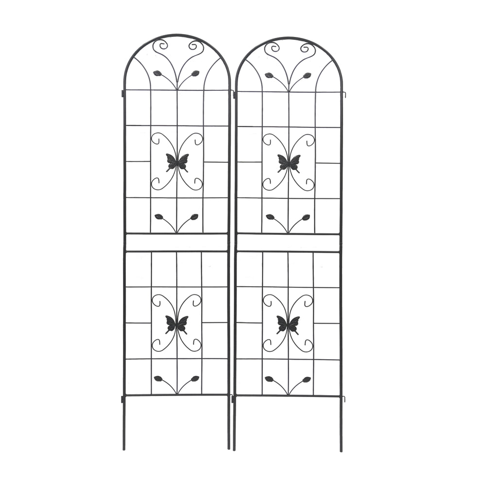 Garden Climbing Trellis Duo - Rustproof Support for Flowers and Vines