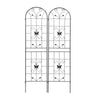 Garden Climbing Trellis Duo - Rustproof Support for Flowers and Vines