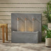 Cody No-Assembly Outdoor Fountain in Light Gray