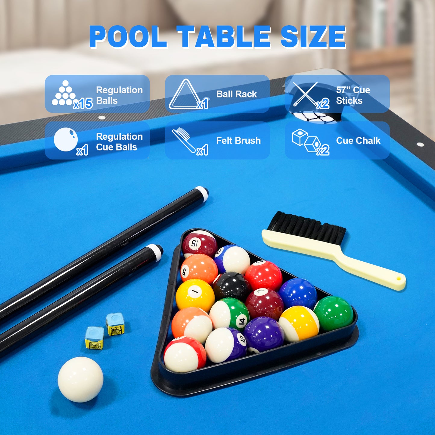 Family Fun Folding Pool Table Set