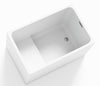 Stylish Freestanding Acrylic Tub with Seat