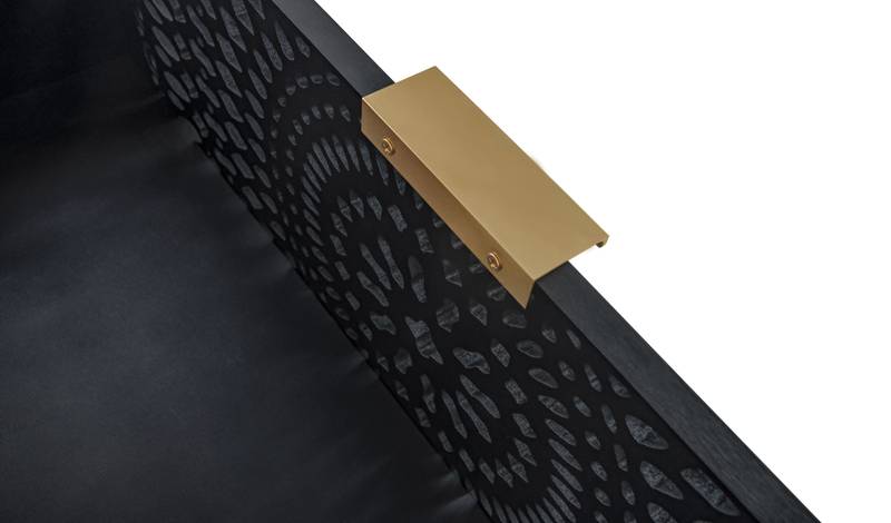 Chic Hollow-Carved 3-Drawer Storage Chest