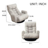 Versatile Lounge Chair with 360° Rotation