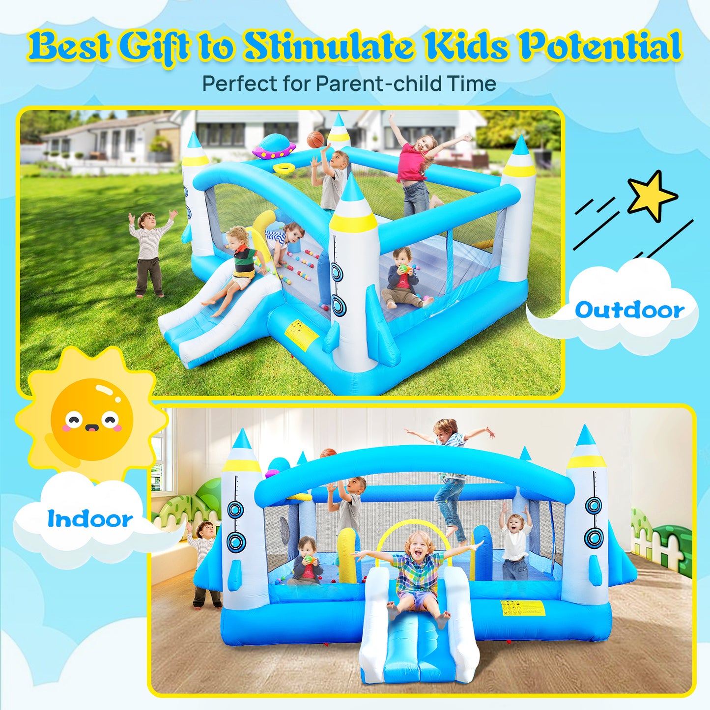 Jump 'n Slide Fun Zone Bouncer