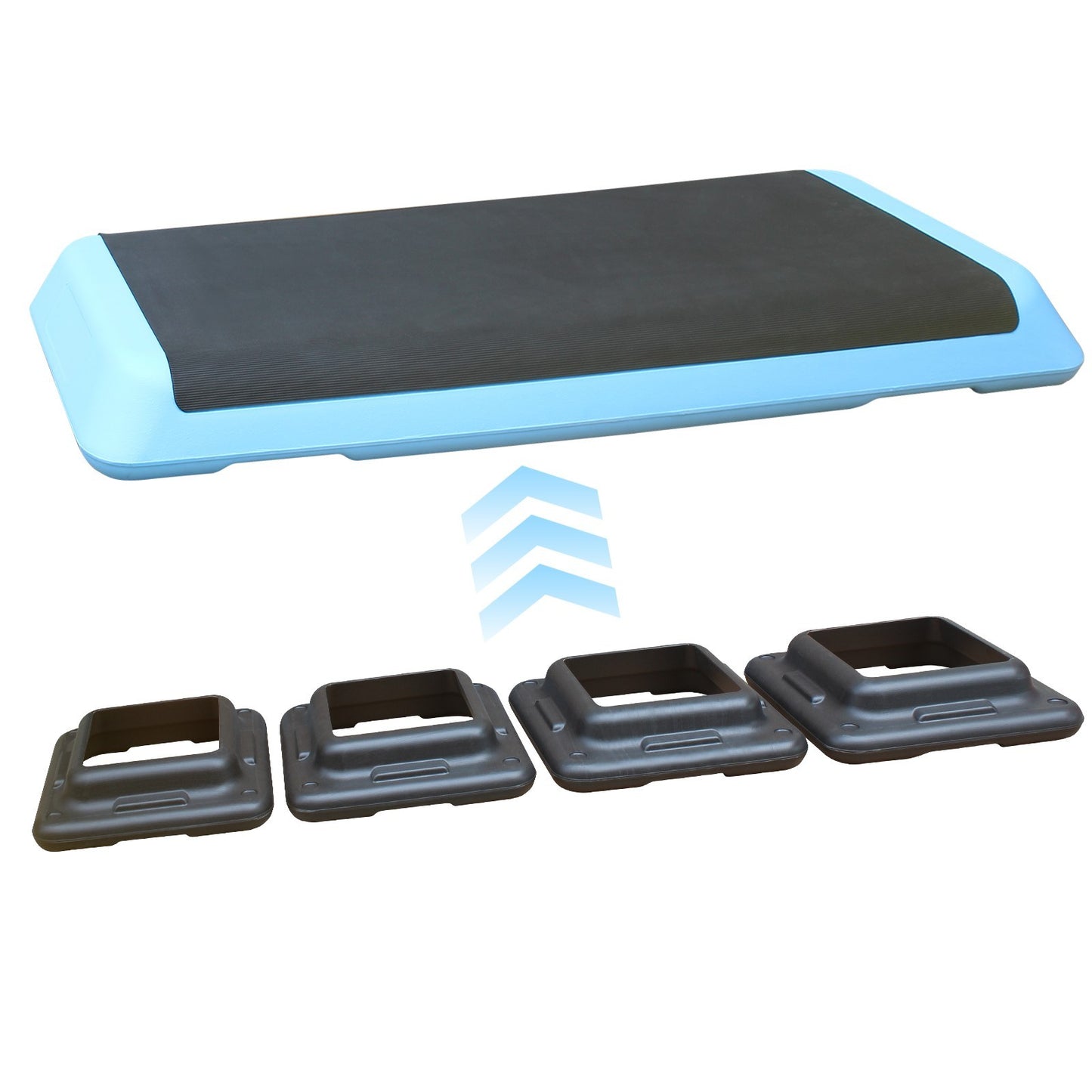 Blue Adjustable Aerobic Step Platform