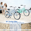 Colorful 7-Speed Beach Cruiser Bike