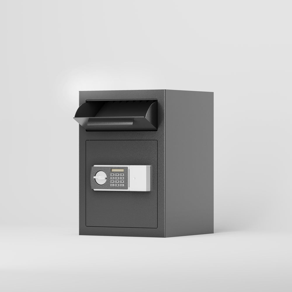 Secure Safe Deposit Box with Electronic Lock