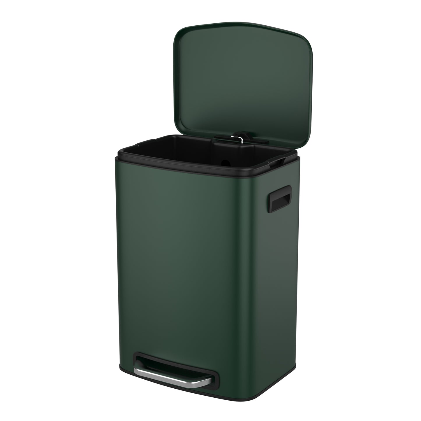 Eco-Friendly Foot Pedal Trash Can with Soft Close & Bags