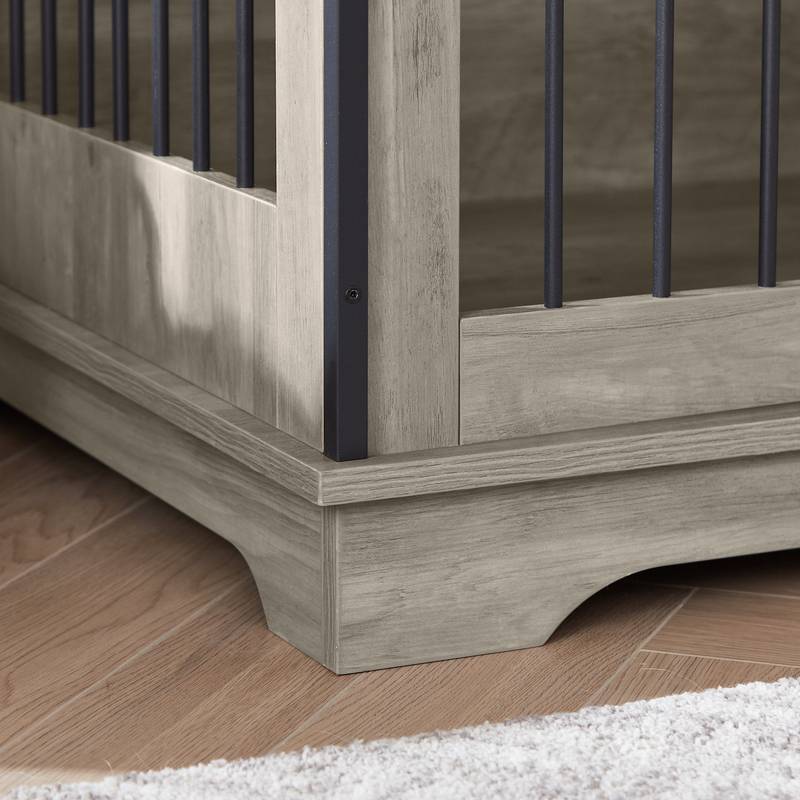 Cozy Slider Dog Den with Storage Drawers