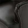 Chic Dark Brown High Back Chair - Luxurious Comfort